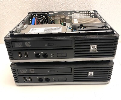 HP COMPAQ DC7900 SFF Core 2 Duo 2.66Ghz Computer, Lot Of 2