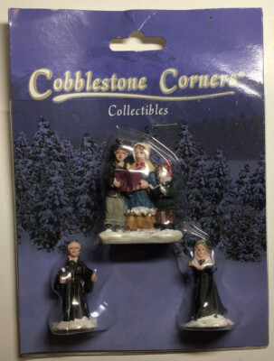 Cobblestone Corners Collectibles Three Carolers In Unopened Package