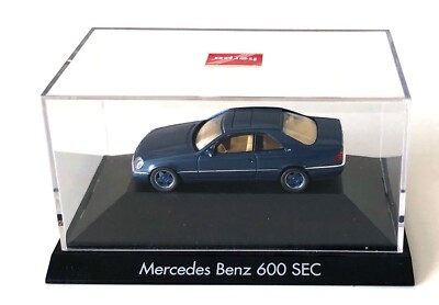 Mercedes-Benz 600 SEC, Herpa Priv. Collection 1:87, neuwert., orig. Vitrine OVP