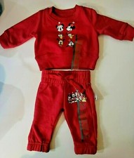 DISNEY BABY Minnie and Mickey Mouse w/ friends 2 Piece Sweatsuits Unisex
