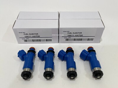 4 NEW OEM 565cc FUEL INJECTORS 16611-AA720 FOR WRX STI IMPREZA LEGACY 2.5L