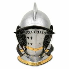 Helmet 18GA Steel Medieval burgonet helmet armor medieval knight helmet