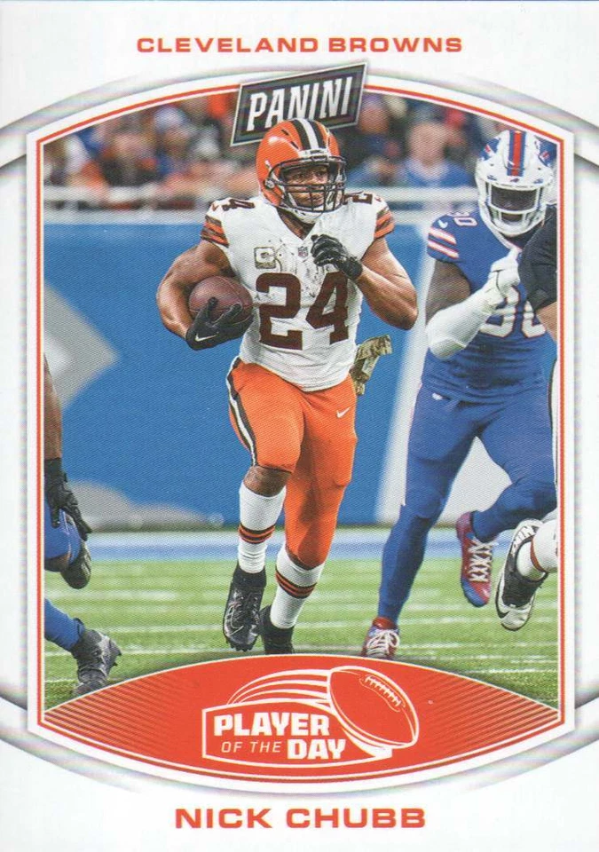 2023 Panini Player of the Day Nick Chubb #24
