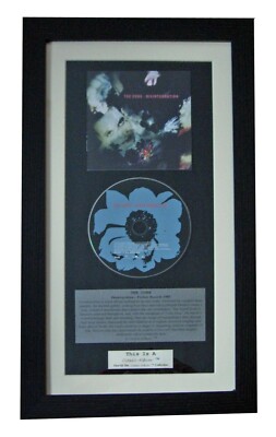 THE CURE Desintegration KLASSISCHES CD-Album GALERIEQUALITÄT GERAHMT + SCHNELLER WELTWEITER VERSAND