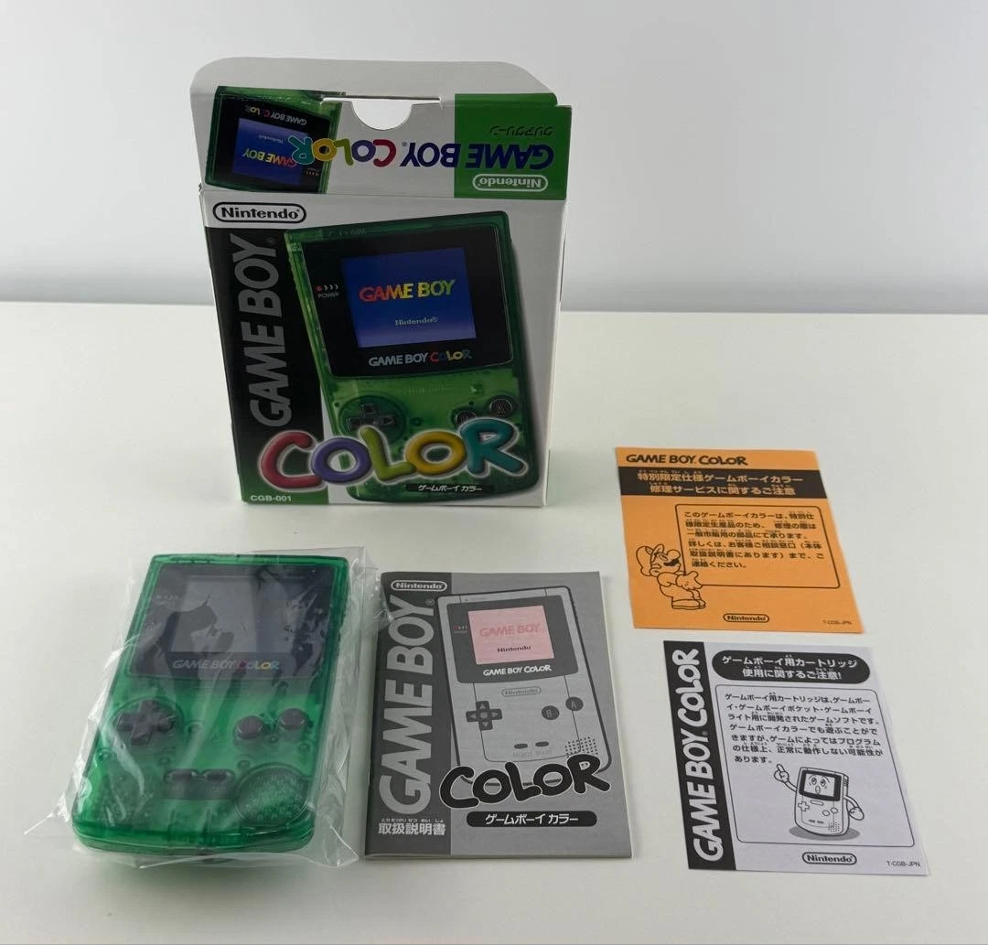 Nintendo Game Boy Color NTSC-J Green Video Game Consoles for sale