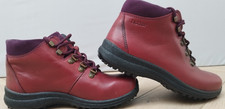 Ladies Hotter Keswick Gore-Tex Hiking / Walking Boots - UK 4 Plum Red