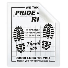 Paper Floor Mats 100pcs 16x20 Disposable White For Cars Protection