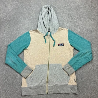 Pull Patagonia pour femme petit coton gris fermeture éclair intégrale logo... - Photo 1/4