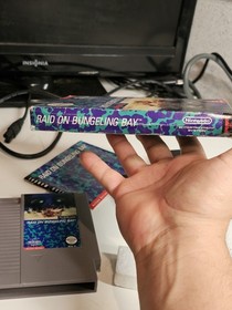 Raid on Bungeling Bay (Nintendo NES Broderbund 1987) CIB Complete Box & Manual