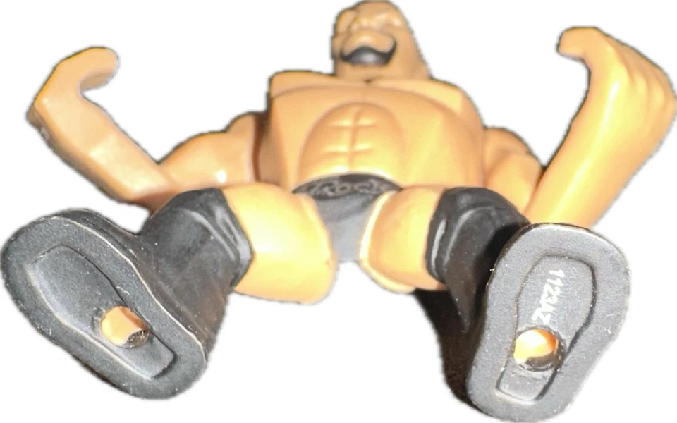 WWE Rumblers THE ROCK Traje Negro Suelto Foto 3 de 4