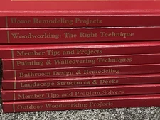 Set of 18 Handyman Club of America Books- Wood Working & Home Repair/Improvement