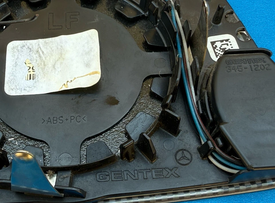 2010-2016 MERCEDES-BENZ W212 E500 LEFT LH MIRROR GLASS AUTO DIM BLIND SPOT OEM - Image 4 of 4