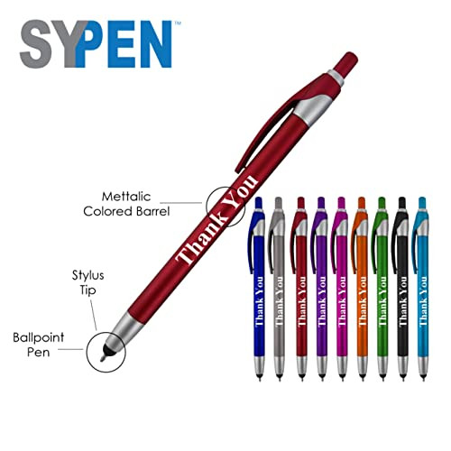 Thank You Greeting Gift Stylus Pens for Touchscreen Devices - 2 in 1 Combo Pe... - Picture 3 of 7