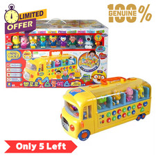 Pororo Bbabang School Bus Transforming Playground Play Set K-toy for Kids Korean