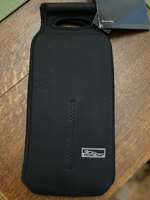 NFL PITTSBURGH STEELERS SAMBA NEOPRENO (2) BOTELLA VINO BOLSO CON ABRIDOR DE VINO NUEVO CON ETIQUETAS Foto 3 de 4