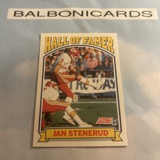 1991 Score - Hall of Famer #670 Jan Stenerud NM+ Free Shipping!