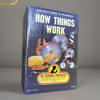   Vtg Adventures In Science Kit How Things Work Brand New Sealed 1989  