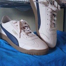 PUMA Pink/Blue Solid Lace-Up Low Top Sneakers...