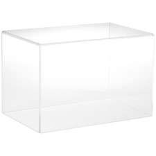 Plymor Clear Acrylic Display Case with No Base, 12" W x 8" D x 8" H
