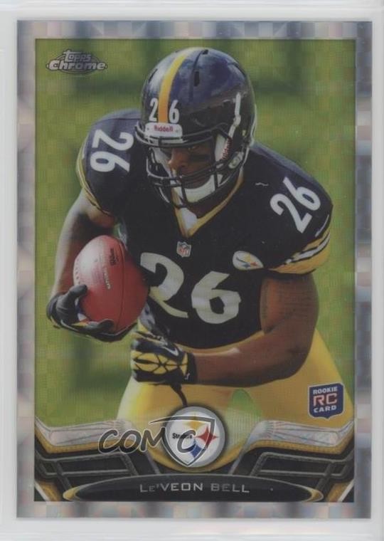 2013 Topps Chrome Retail X-Fractor Le'Veon Bell #198 Rookie RC 0n8q