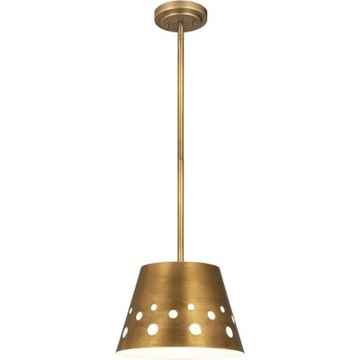 Z-Lite 6014-12RB Katie 1 Light 12 inch Rubbed Brass Pendant Ceiling Light
