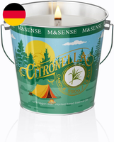 Citronella Kerze Outdoor, Groß 110 Std, Kerze Outdoor Im Glas, NatüRliche Sojawa