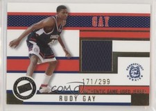 2006 Press Pass Jerseys Gold 171/299 Rudy Gay #JC/RG px8