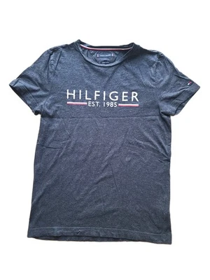 T-Shirt Tommy Hilfiger Gris Foncé – Taille S – 100% Coton Bio - Photo 1/4