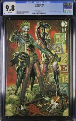 The Joker #1 CGC 9.8 Jonboy Meyers Variant Cover B Bird City 616 CGC Graded 9.8