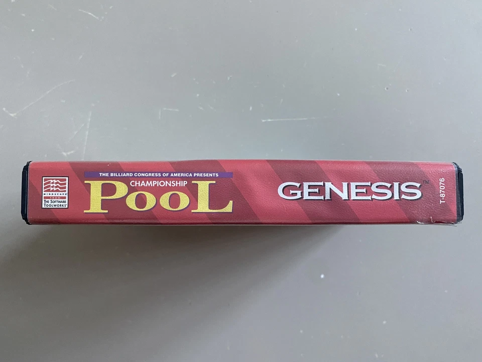 Championship Pool, Sega Genesis Megadrive, NTSC Complete - Image 4 of 4