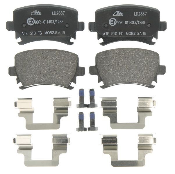 Plaquettes de frein ATE 13.0470-2887.2 d'origine pour coupé TT 2.0 de 2008