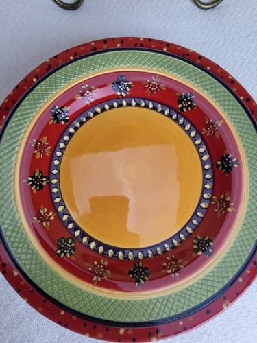 Four Tabletops Corsica Home Rumba Round Dinner Plates - Picture 3 of 8