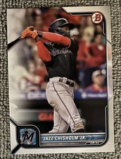 2022 Bowman Jazz Chisholm #4 Miami Marlins New York Yankees Baseball Card