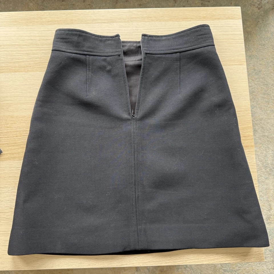 Falda negra de lana Theory para mujer talla 0 ¡Excelente estado! Envío rápido Foto 3 de 3