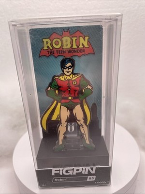 Figpin #85 DC Classic Robin Hard Case 1st Edition Rare Retired -