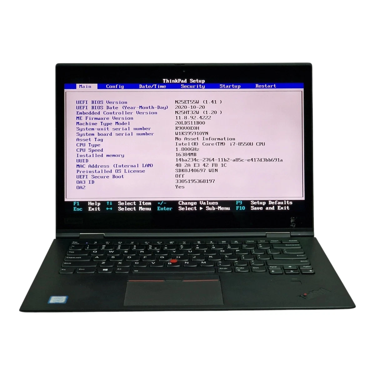 Écran LCD Tactile Assemblé Pour Lenovo ThinkPad X1 Yoga 1ère Génération (occasion)