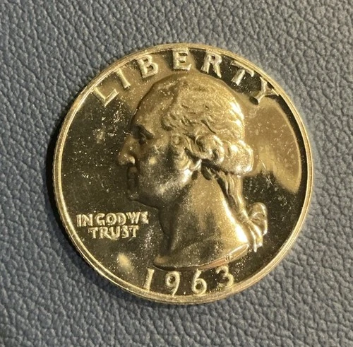 1963 PROOF Silver Quarter - 90% Silver