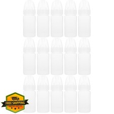 DOITOOL 15pk Disposable Baby Bottles 100ml Newborn Milk Travel