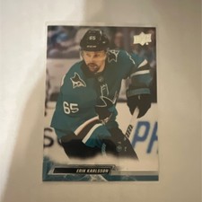 Upper Deck 2022-23 Series 1 Erik Karlsson San Jose Sharks #146 Hockey Card