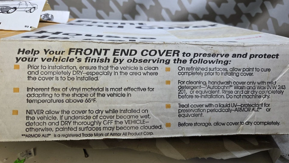 Sujetador cubierta delantera para Audi 90 ZAW 193 101 nuevo Autobahn Foto 2 de 4