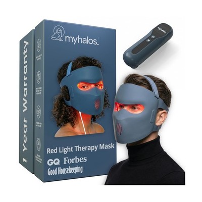 myhalos  Red Light Therapy Face Mask - Medical-Grade LED Light Therapy Devi