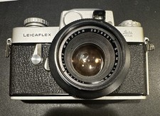 Leicaflex SL 35mm SLR Body w/Leica Summicron-R 50mm f2, Film Tested W Case