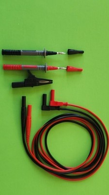 Staubli (MC) Test Lead Set 4mm Shth RaP-Shth P , 12Ga, 60'', Swiss Staubli