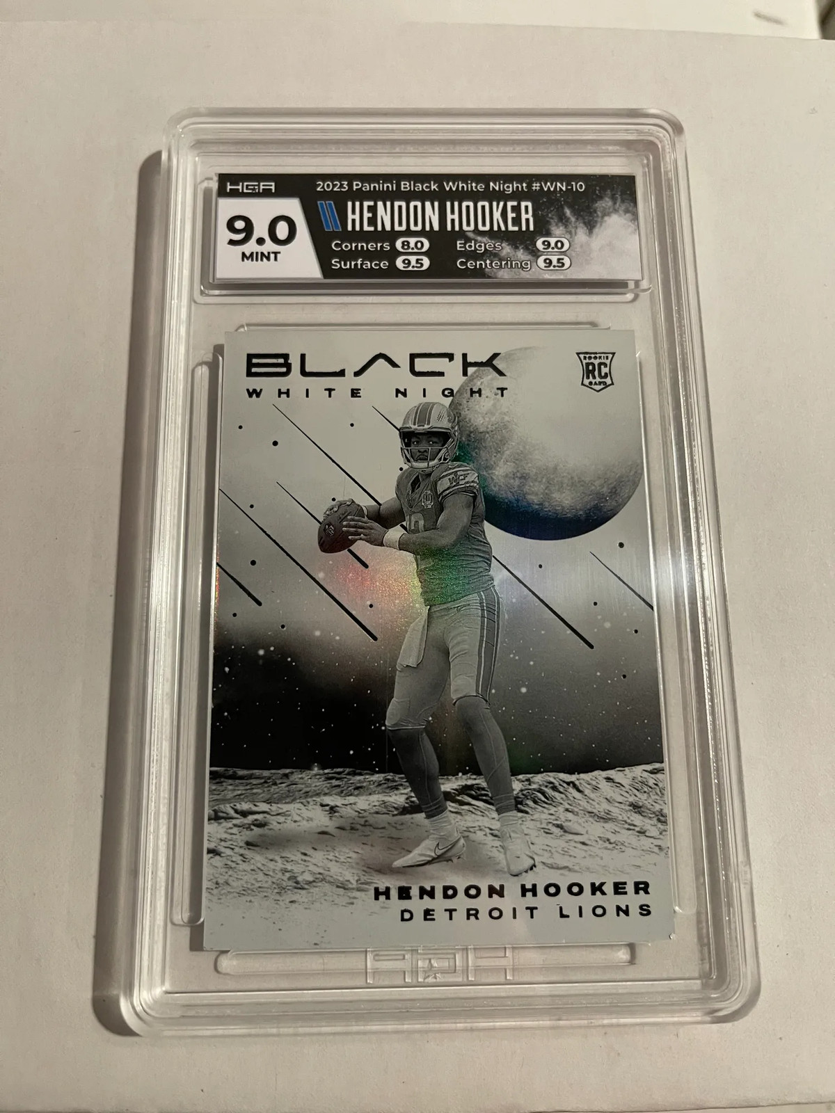 Hendon Hooker 2023 Panini Black White Night #WN-10 RC