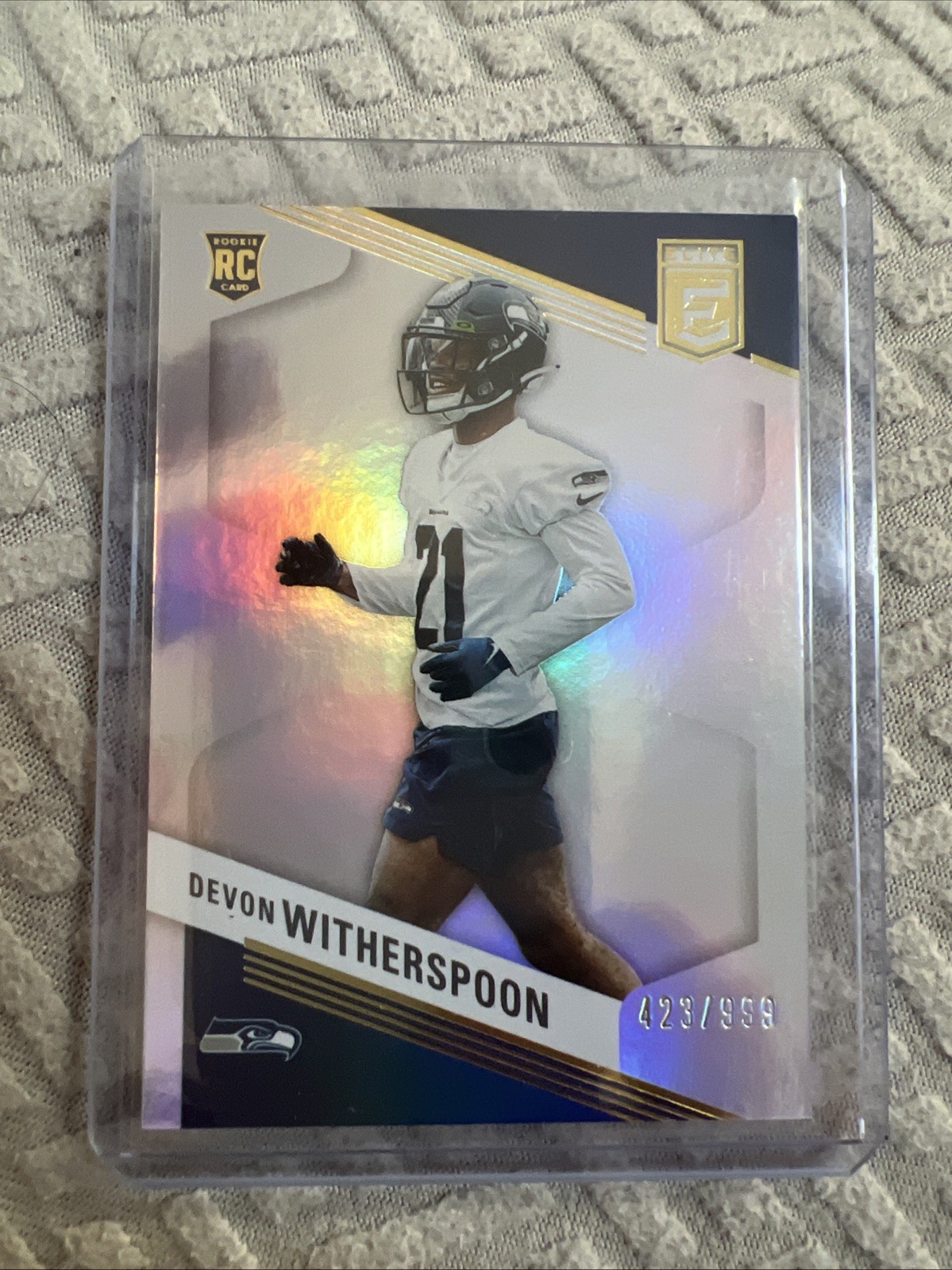2023 Donruss Elite Devon Witherspoon /999 Rookie #133