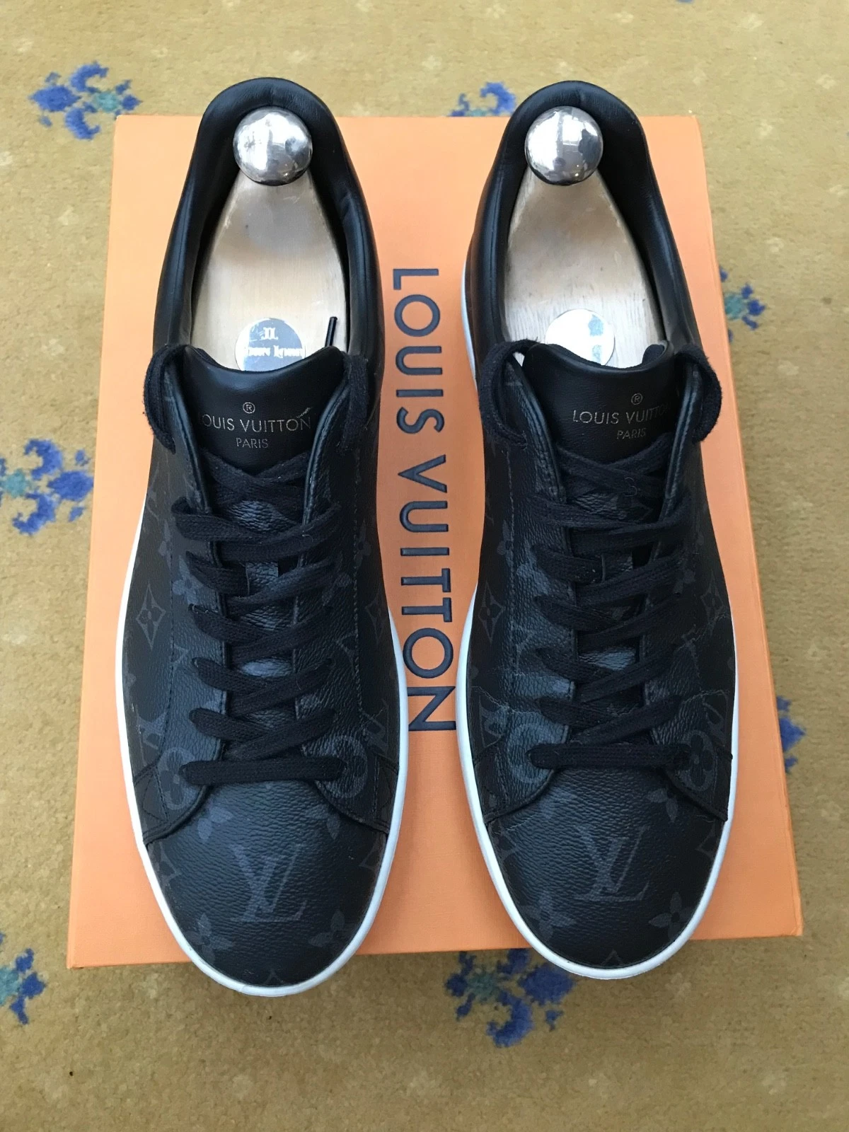 LOUIS VUITTON TRAINER Louis Vuitton scarpe da ginnastica sneakers Lussemburgo monogramma tela uomo UK 9 US 10