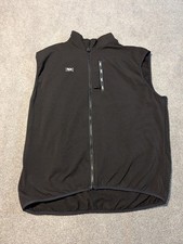 Sporthill XC Vest Mens XXL Black Fleece Vintage Made In USA