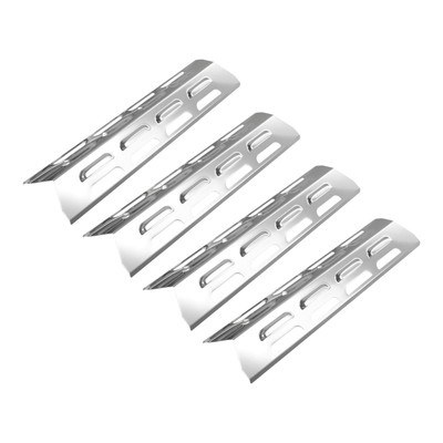 4Pcs Barbecue Acier Inoxydable Chaleur Plaque Bouclier Tente Rechange Brûleur UK