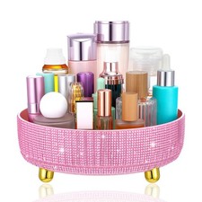 Makeup Brush Holder Organizer Bling 360  Rotate, Makeup Organizers Countertop...