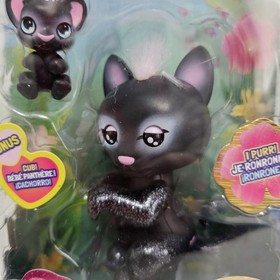 Fingerlings Allec The Purrrfect Panther Interactive Playset with Mini Cub+Monkey